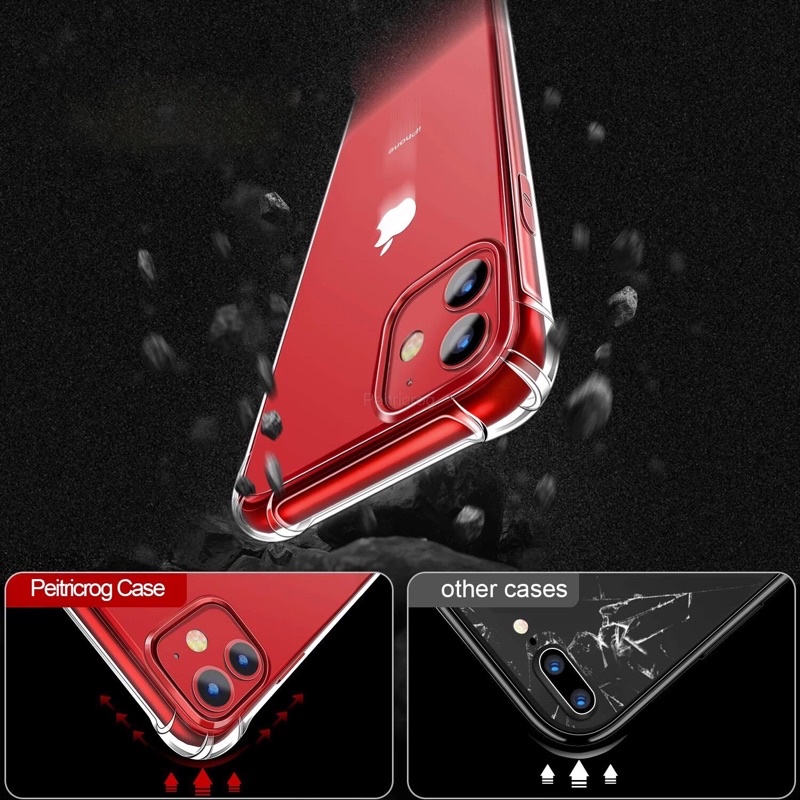 Hard Case Anti Crack Fiber Acrylic Fuze iPhone 14 13 12 11 PRO MAX X XS MAX XR Mini Plus