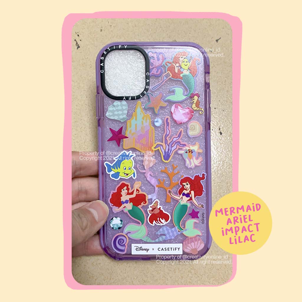 [READY STOCKS] CASETiFY Disney Princess Mermaid Lilac Impact Dupe Case (iPhone 13 Pro Max/12/12Pro/1