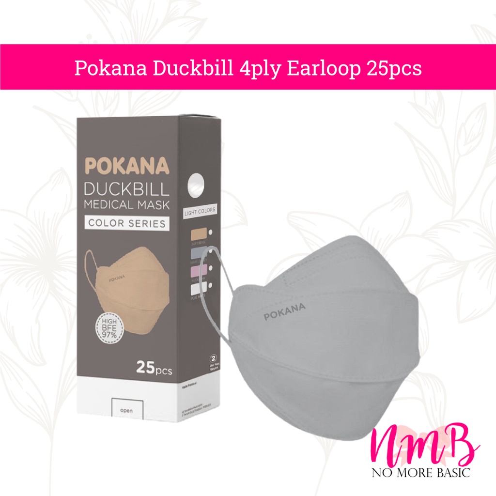 Pokana Masker Duckbill 4ply Earloop 25pcs