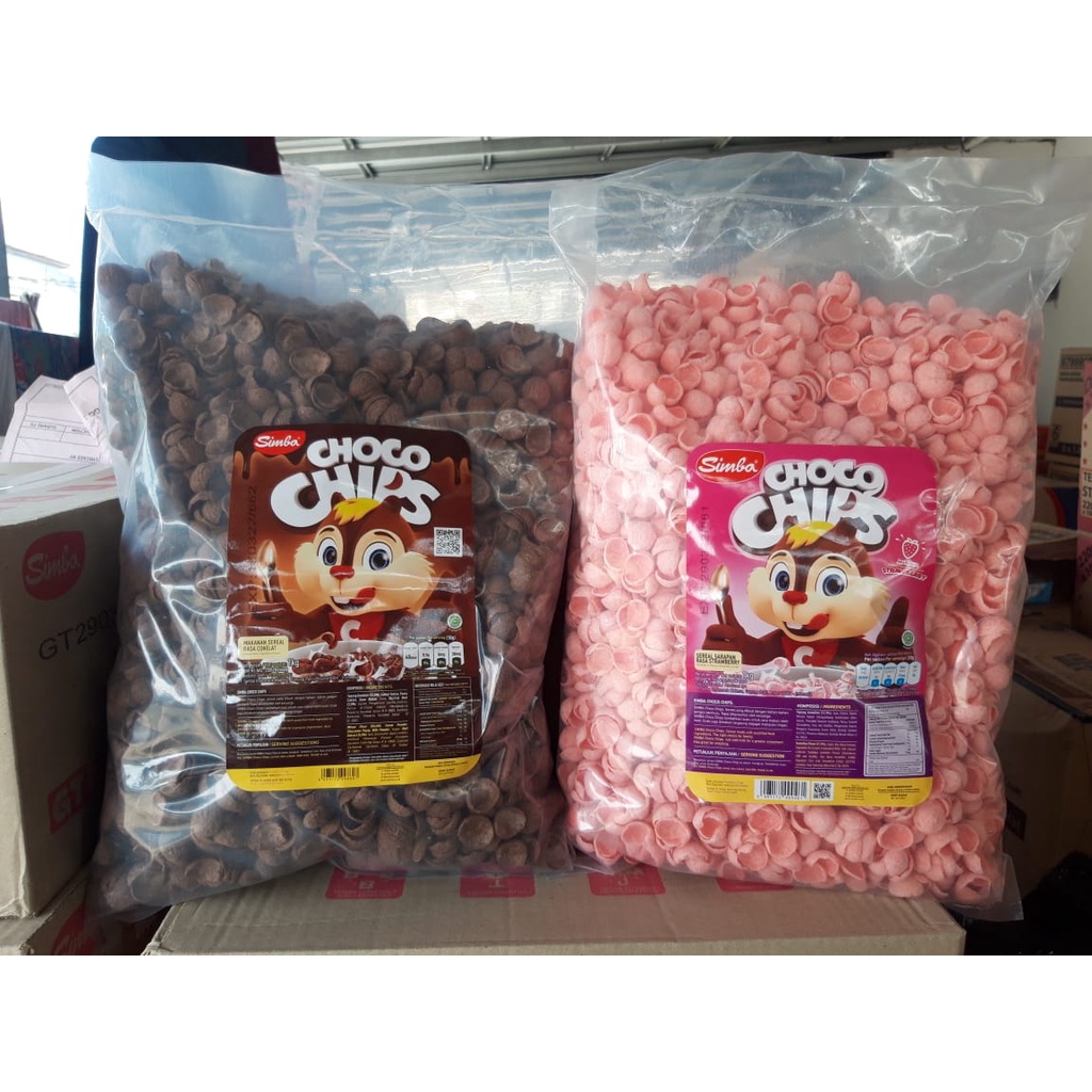 

TERLARIS!!! SIMBA CHOCO CHIPS |SIMBA SEREAL |CHOCO CRUNCH RASA COKLAT & STRAWBERY BERAT 950GR