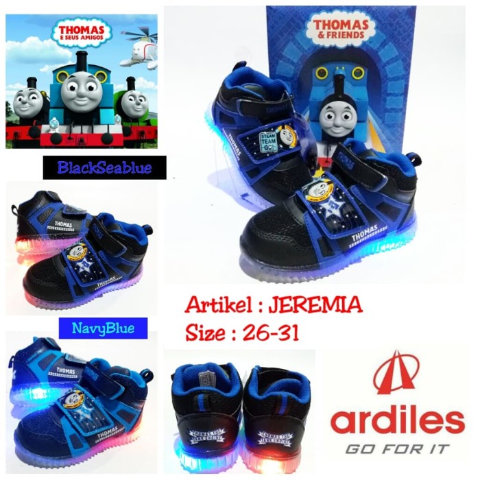 Ardiles Kids LAMPU Sepatu AVA, STAMOS, ALVERO and friends Lampu LED nyala Sepatu anak Friends ori