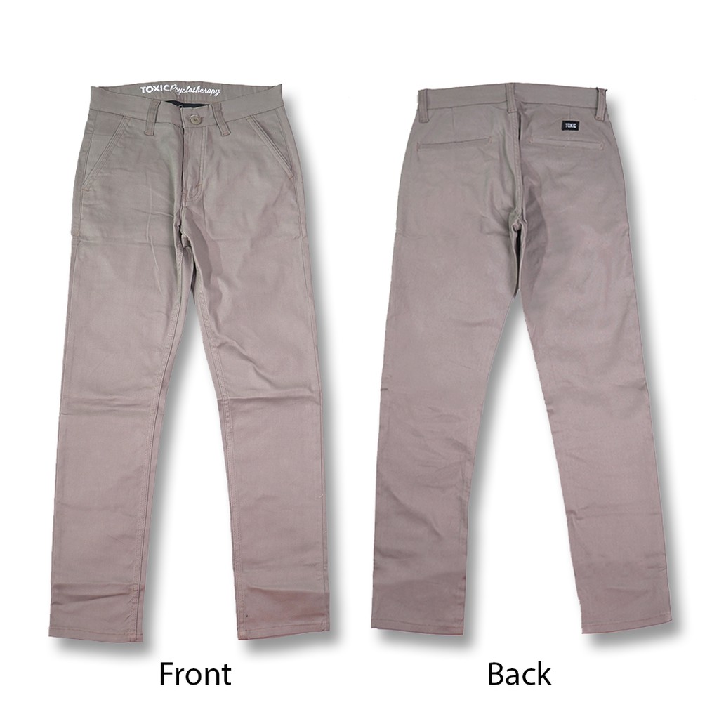 Celana Panjang Chino Khaky TOXIC