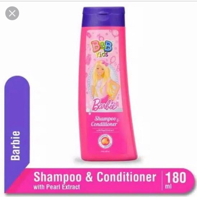 Bnb kids barbie shampoo & conditioner 180ml