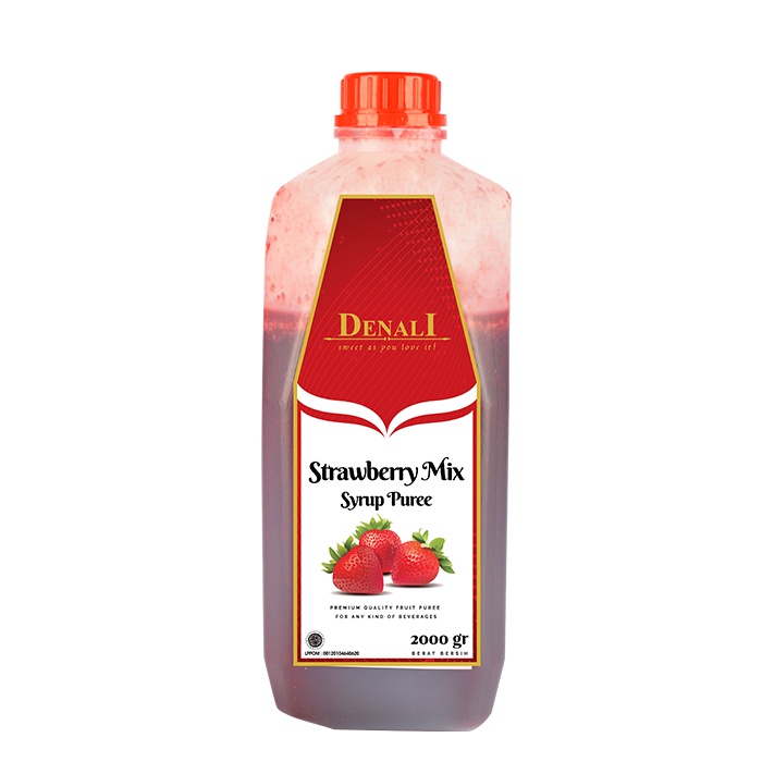 

STRAWBERRY PUREE MIX 2000 GRAM