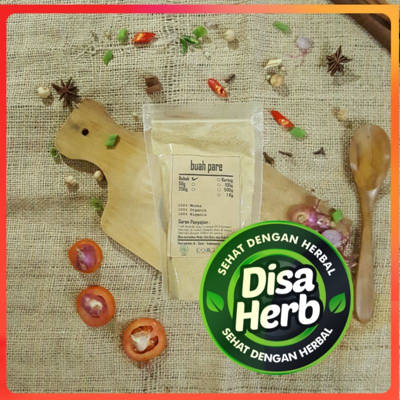 

BUAH PARE BUBUK 1Kg- Momordica Charantia - MURNI - JSR - REMPAH