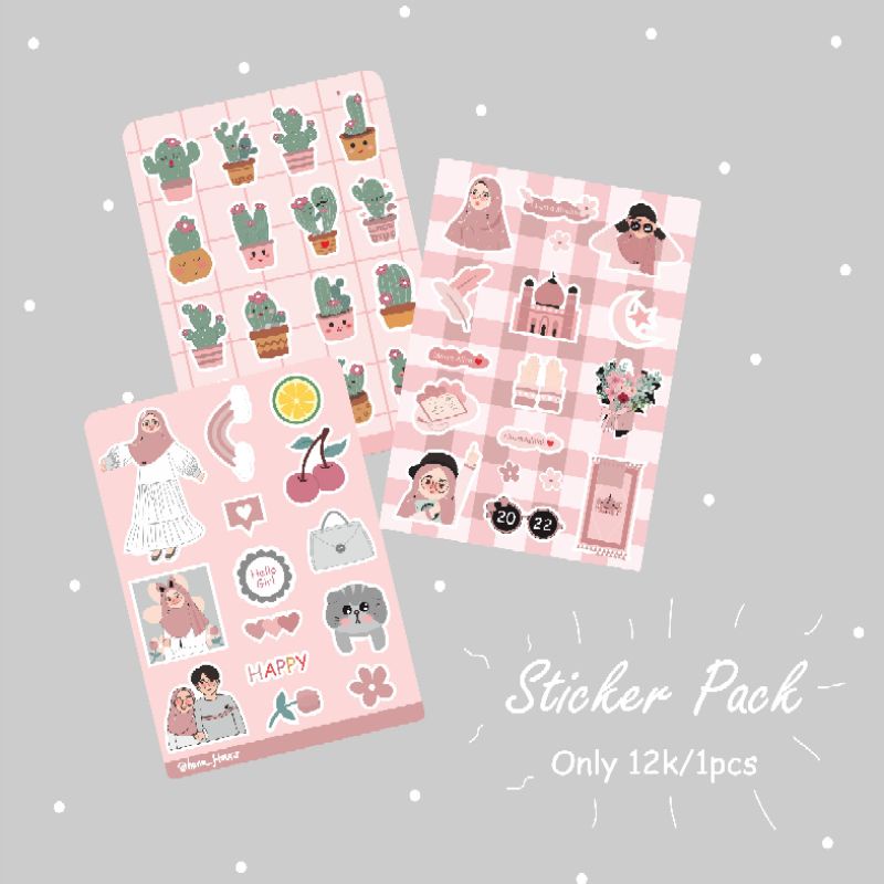 

Stiker aesthetic pink/kiss cut