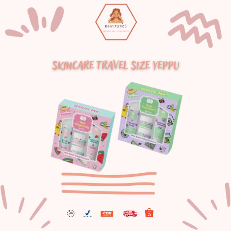 READY SKINCARE REMAJA SKINCARE TRAVEL SIZE YEPPU YEPPU BY KIYOWO