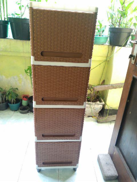 CLUB FLIP Cabinet Susun  3 5 Lemari  Plastik  Cabinet 