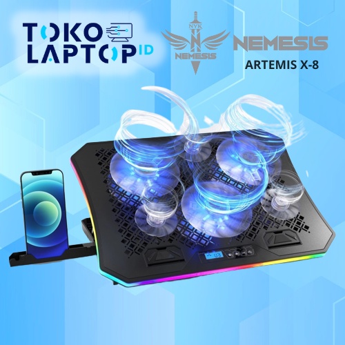 NYK Nemesis X8 / X-8 Artemis RGB Cooling Pad Cooler Pad