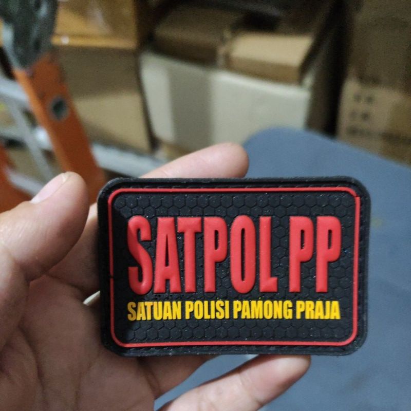 patch rubber patch satpol PP