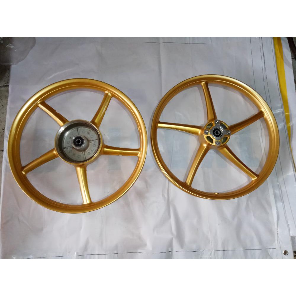 Terbaru vleg rcb jupiter z palang 5 warna gold velg racing boy jupiter z velg Limited