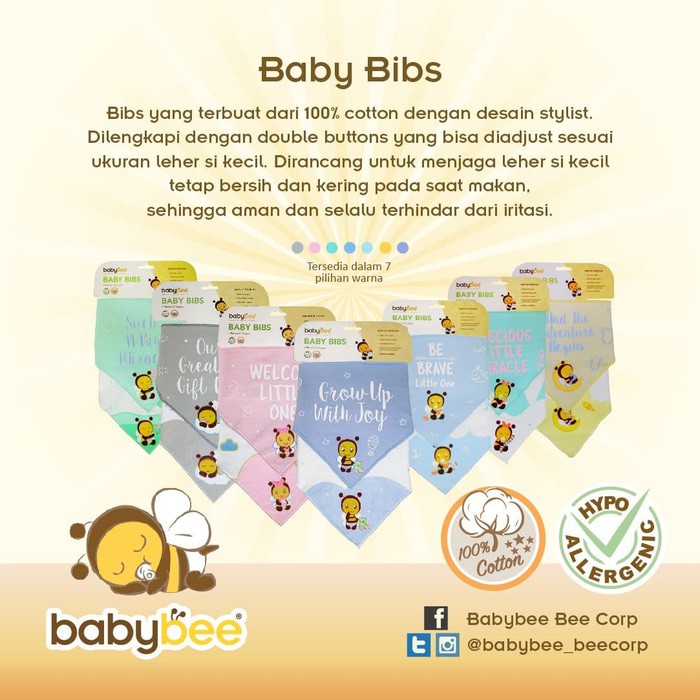 Babybee Baby Bibs Slaber Segitiga