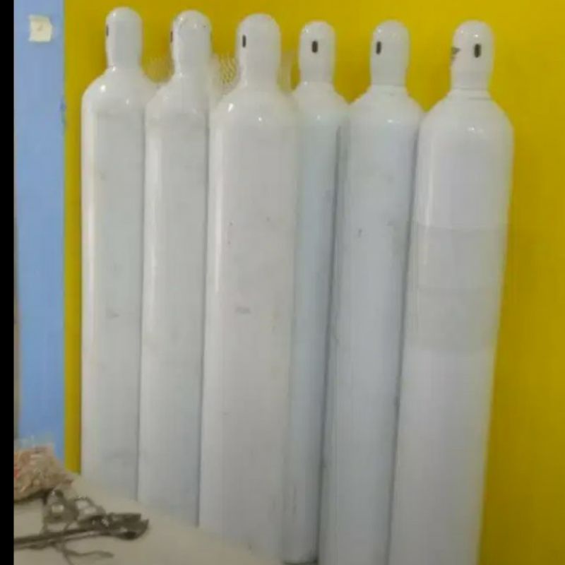 Tabung oksigen 6m3 +isi dan regulator (siap pakai)