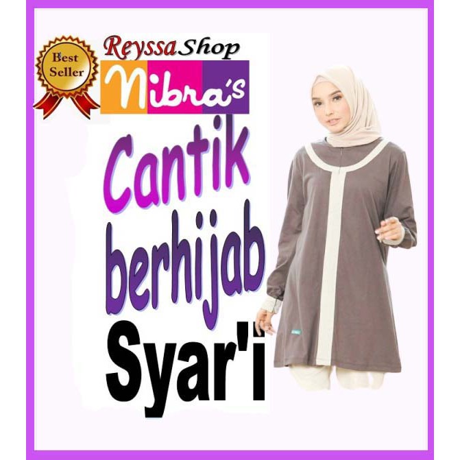  BAJU  BLOUSE ATASAN SYARI  WANITA MUSLIM  NIBRAS ALNITA AA 41 