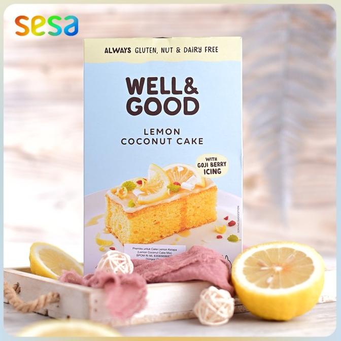 

Well & Good - Lemon Coconut Cake 475 g (Tepung Kue)