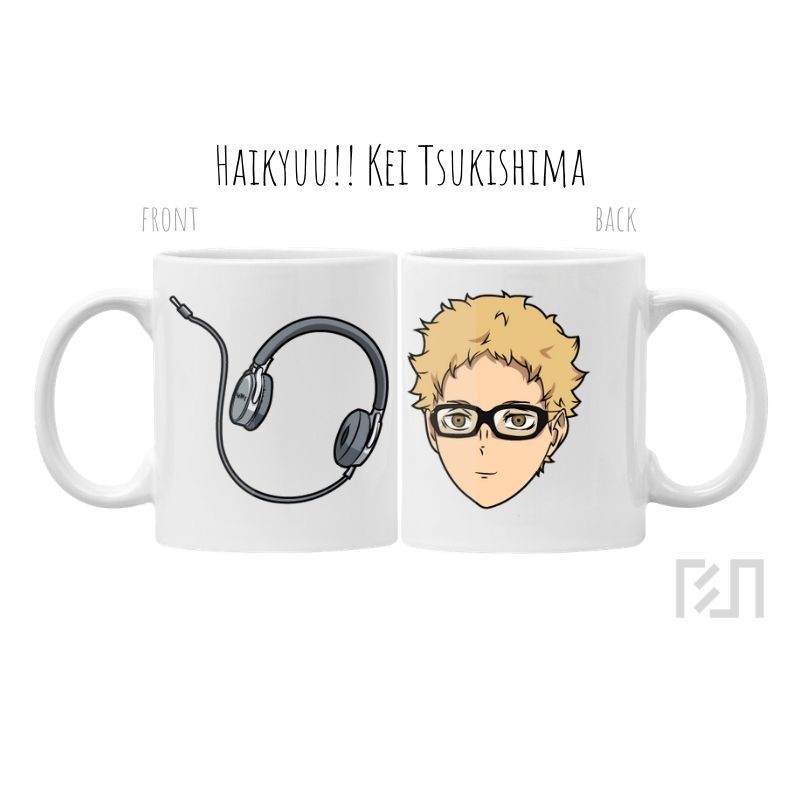 Mug Haikyuu Kei Tsukishima Icon