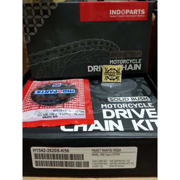 Jual gear set gigi tarik set supra gtr 150 indoparts Shopee Indonesia