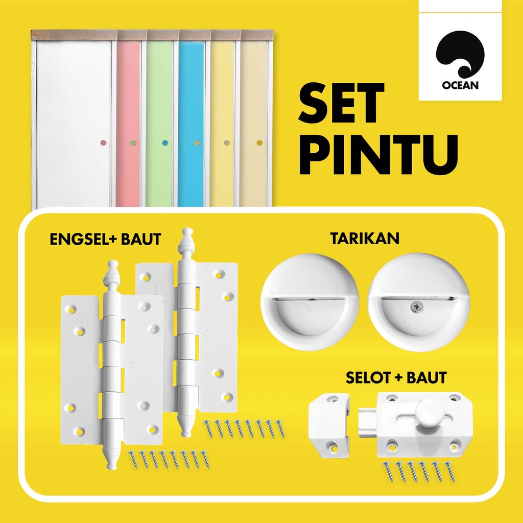 LINK KHUSUS ARMADA TOKO PINTU KAMAR MANDI / PINTU PVC POLOS , KOTAK DAN GARIS