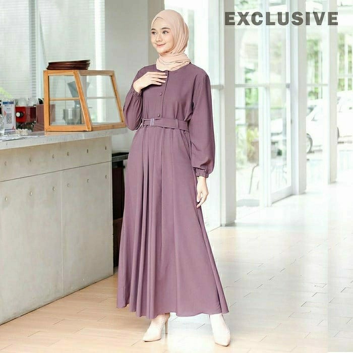 gamis terbaru gamis pesta mewah elegan gamis remaja midi dress dress MURAH gamis wanita P3Z1 gamis h