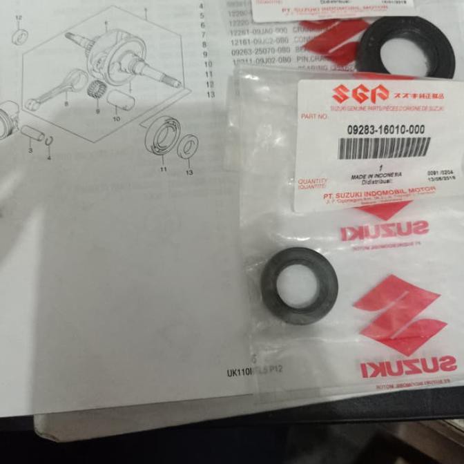 Produk Unggulan] Seal Kruk As As Kruk Suzuki Address Kanan Kiri Ori Sgp