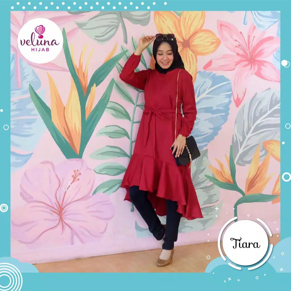 TIARA LONG TUNIK /TERBARU /TERMURAH