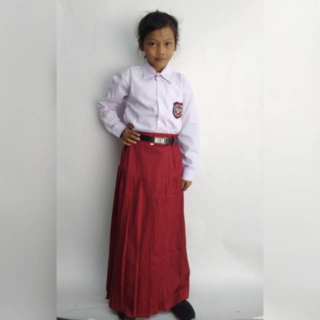 Seragam Sekolah Merah Putih Anak Perempuan SD Kelas 1-6/ Baju Sekolah/ Seragam Sekolah