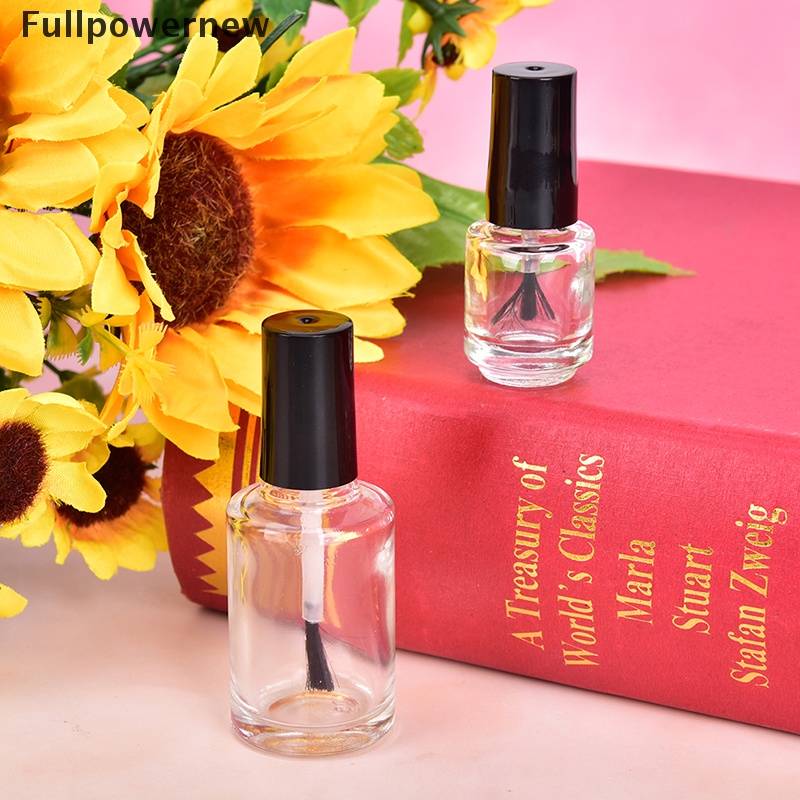 [FULL] 1Pcs 5/10/15ml Empty Glass Nail Polish Bottle With Brush Nail Oil Glass Bottle