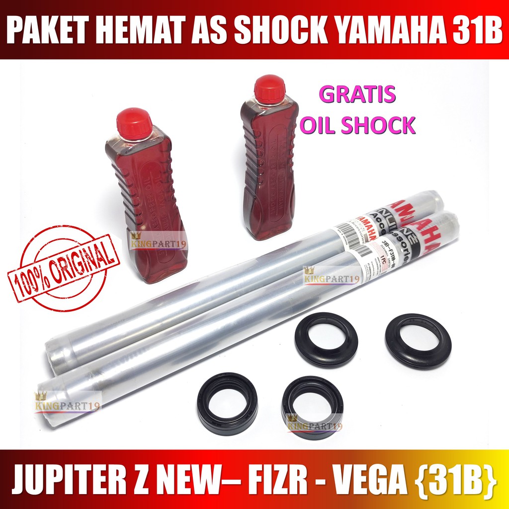 Paket As Shock Depan Jupiter Z New Vega Komplit Gratis Oli 31B 2P2