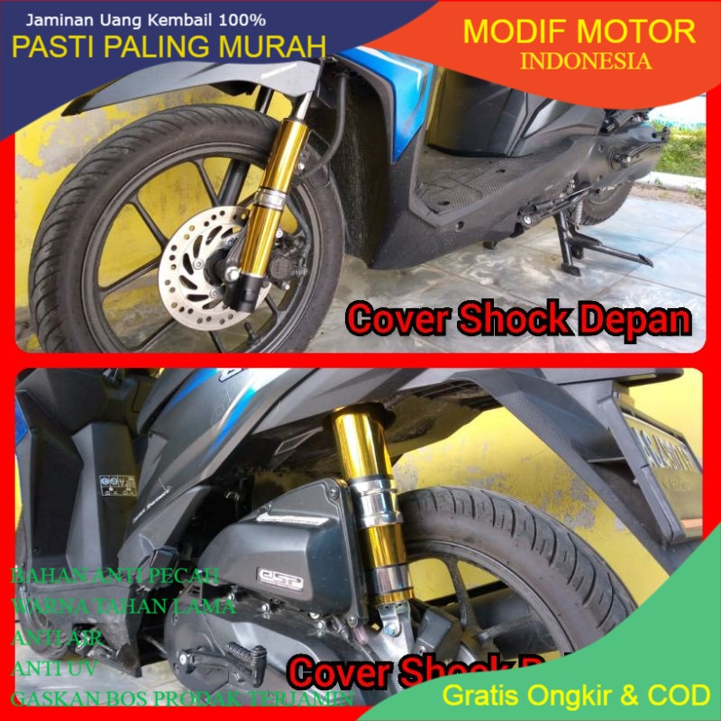 Cover Shock Depan dan Belakang Vario Beat Scoopy Genio