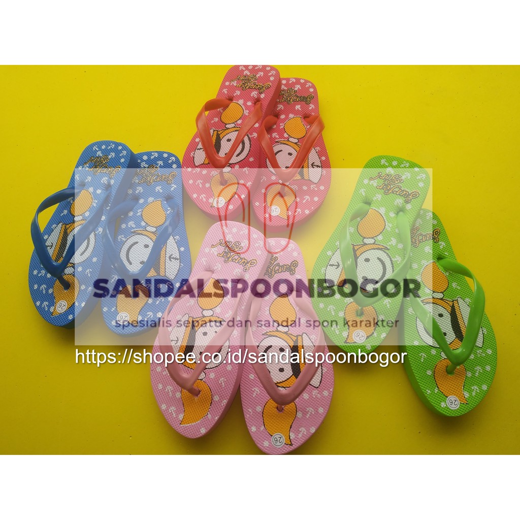 Sandal Anak dan wanita karakter siSurfer Girl SSBNR02 sandalspoonbogor