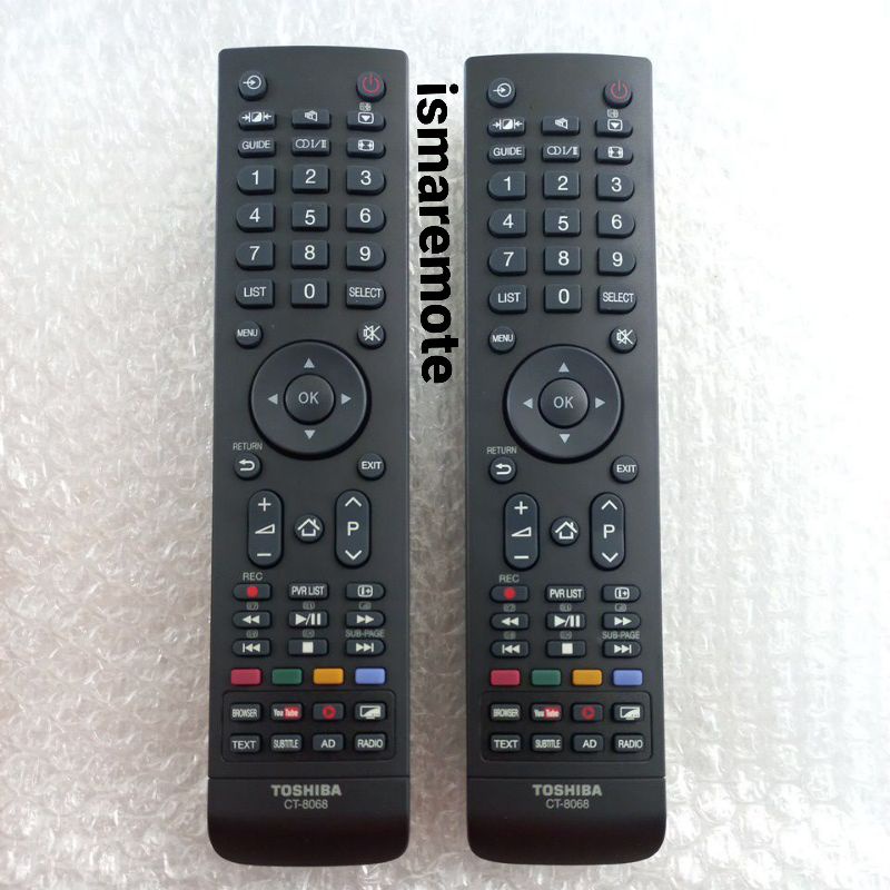 REMOT REMOTE TOSHIBA SMART TV LED LCD CT-8068 ORIGINAL