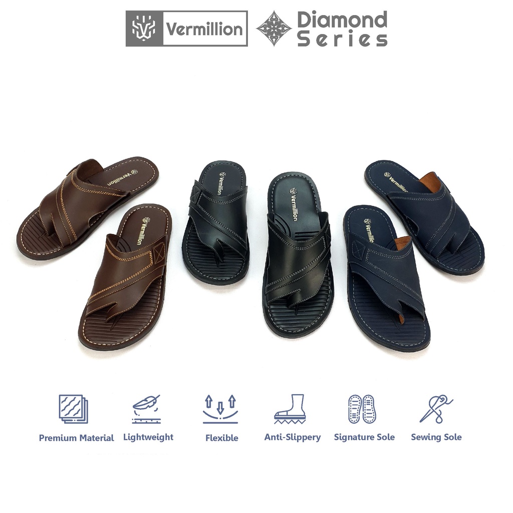 Sandal Kasual Pria Sandal Kulit Pria Slop Sandal Jepit Sandal Pria Kekinian Sandal Anti Slip Pria Sandal Pria Sandal Pria Karet Sandal Pria Casual - Barry