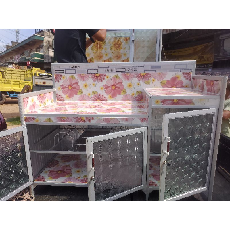 Rak kompor 6 Keramik 3 Pintu khusus wil palembang