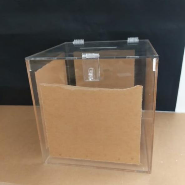 

[COD] kotak amal/kotak undian acrylic 20x20x20 [COD]
