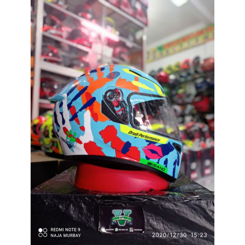 AGV HELM K3 SV AGV E05 TOP MISANO 2014 AGV K-3 ORIGINAL TERMURAH
