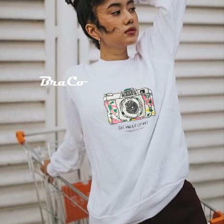 Camera Sweater - Sweatshirt Wanita