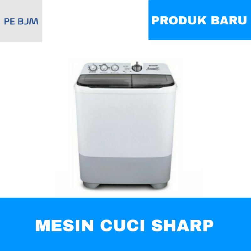 MESIN CUCI SHARP 9 KG - ES-T96CL - GARANSI RESMI - KIRIM INVOICE