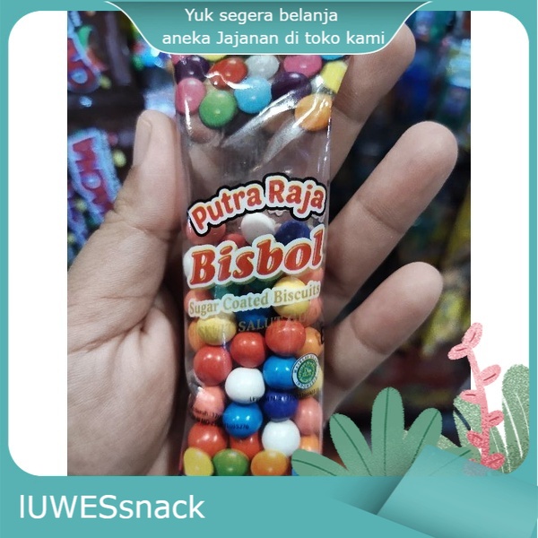

putra raja bisbol isi 10pcs-biskuit jajan kekinian jajanan anak camilan permen manis