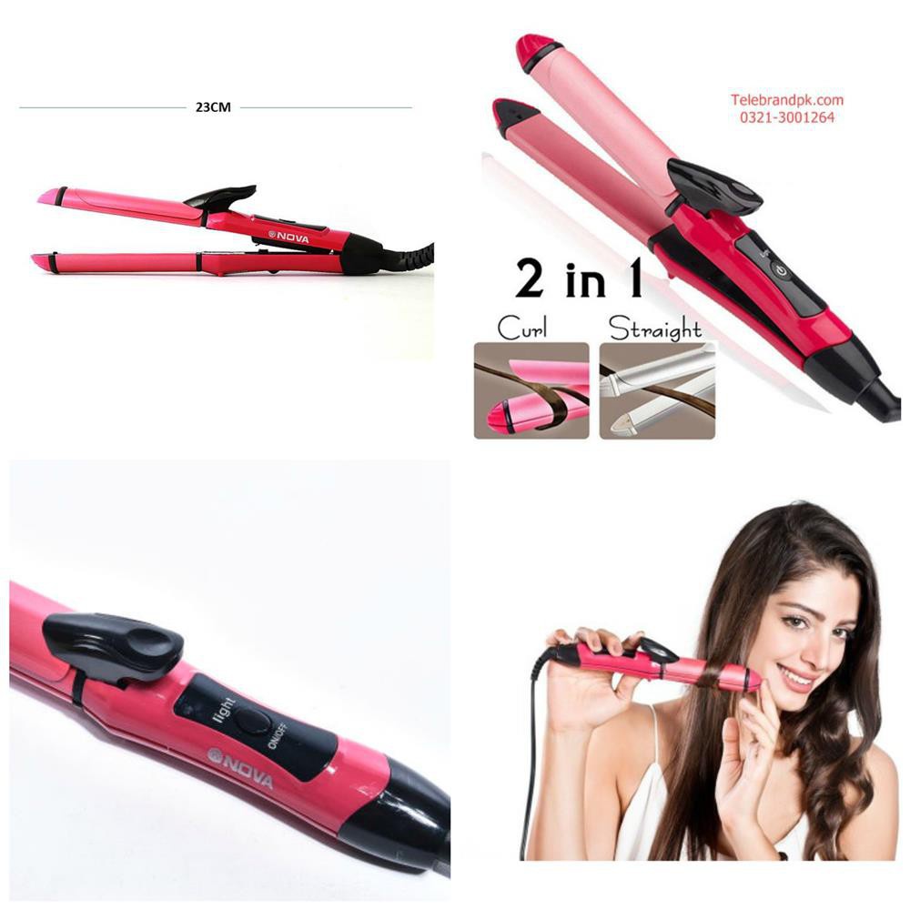 CATOK NOVA BEAUTY 2 IN 1 HAIR BEAUTY SET - CATOK RAMBUT LURUS DAN CURLY