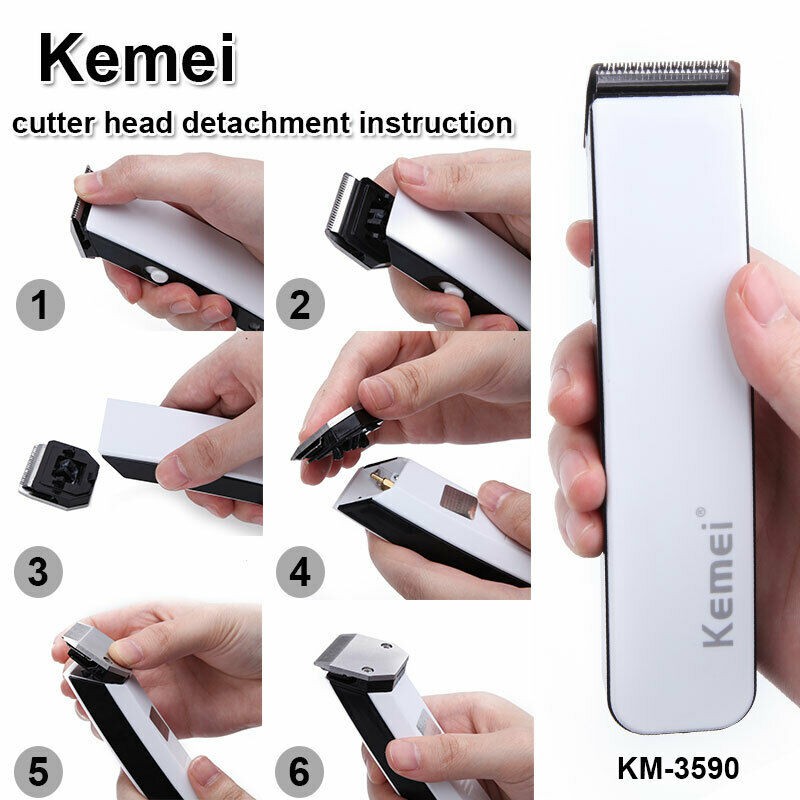 Alat Cukur Rambut Kemei KM-3590 Grooming Shaver Pencukur Kumis Dan Jenggot Bulu Hidung