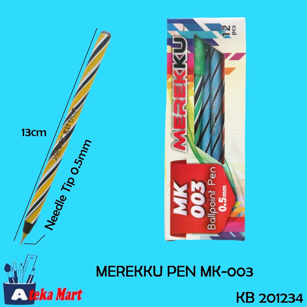 

[LSN/12PCS] MEREKKU PEN MK-003