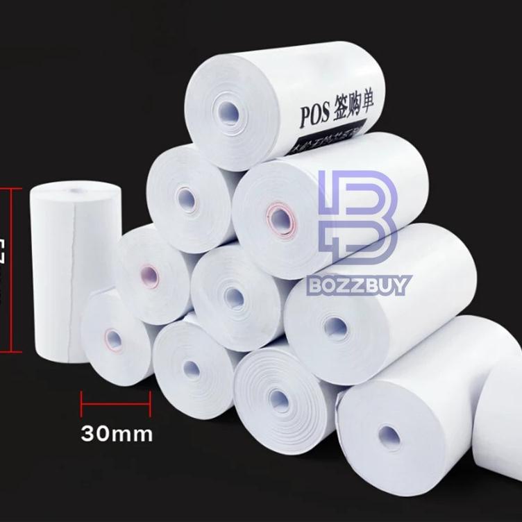 

NIZ Bozzbuy - Paket 10 Roll Kertas Printer Thermal 58mm x 30mm❂ (Kirim Sekarang)Ready ☈