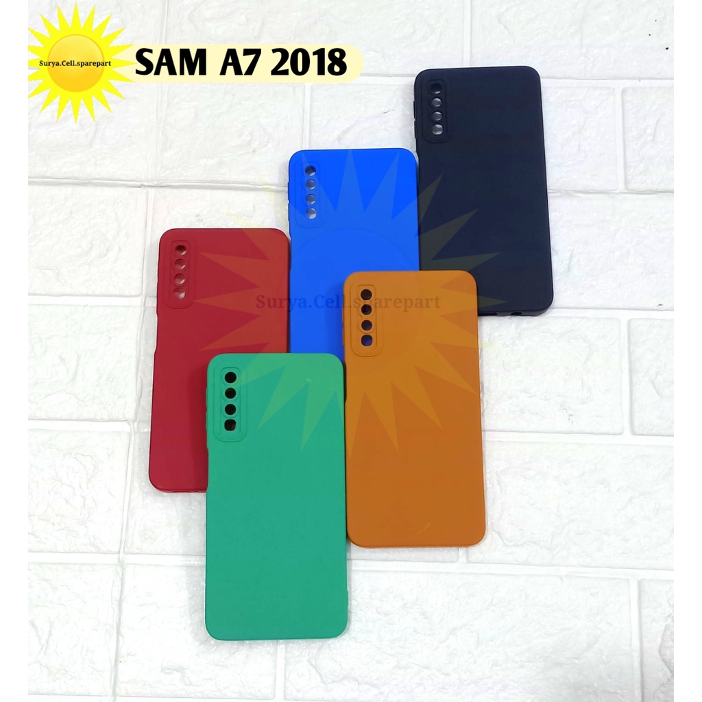 Case Slim Matte Pro Camera Samsung A7 2018 - SC