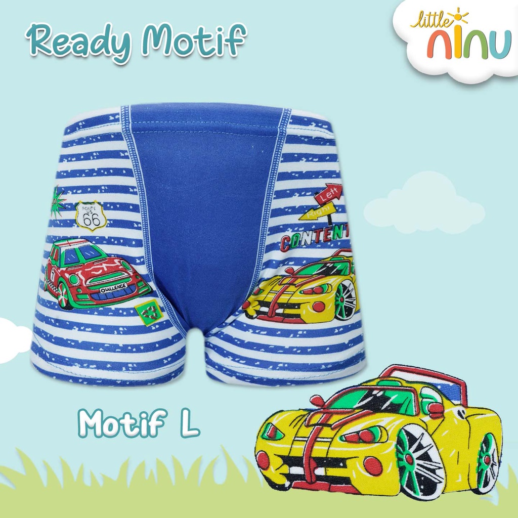 LITTLE NINU CD Celana Dalam Boxer Anak Premium 0003