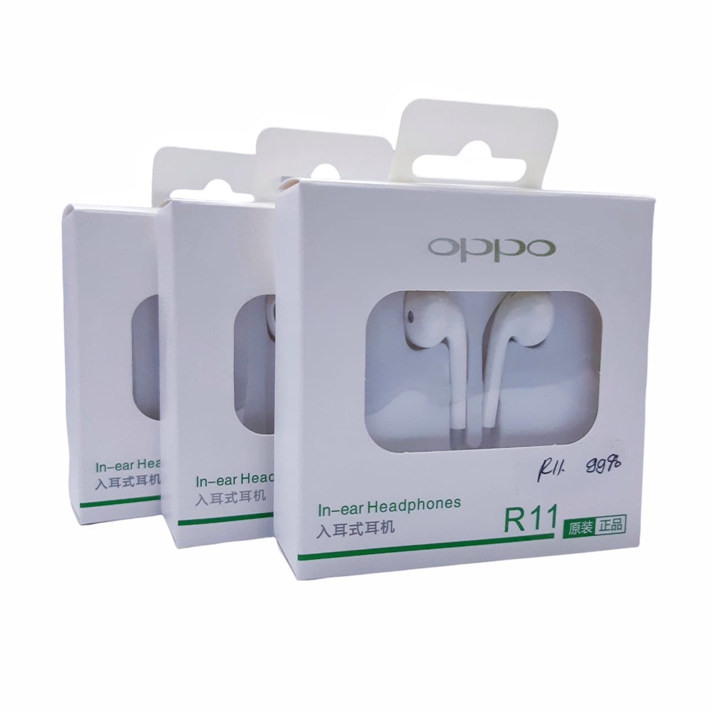 Handsfree Oppo Jack 3.5mm Headset Oppo R9 R11 R17