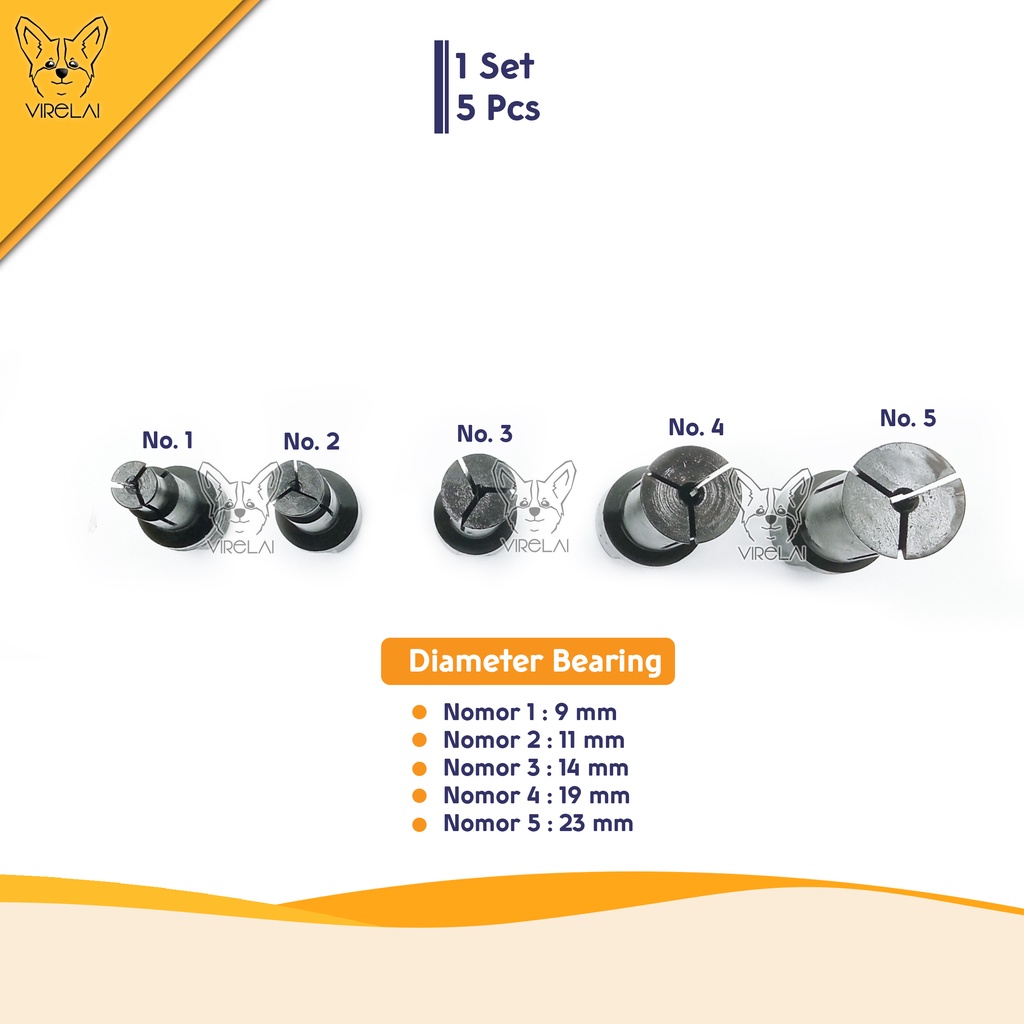 Treker Bearing Puller Set 5 Pcs CVT Trekker [M-One]