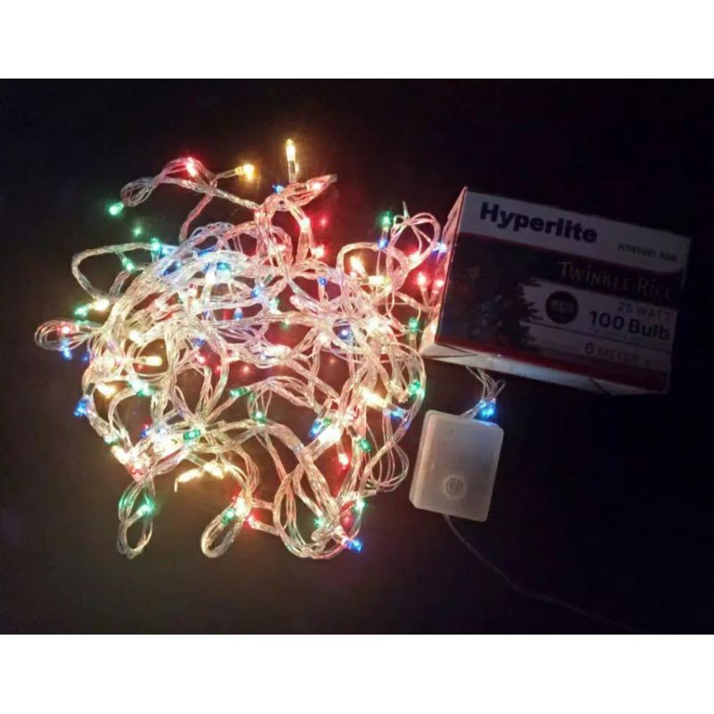Jual lampu natal twingkle rice warna warni | Shopee Indonesia