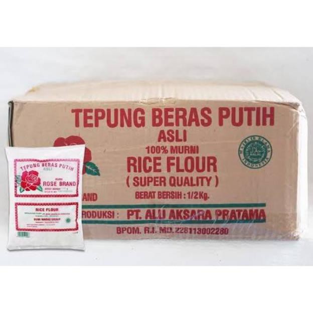 

TEPUNG BERAS PUTIH ROSE BRAND 1 KARTON/KARDUS