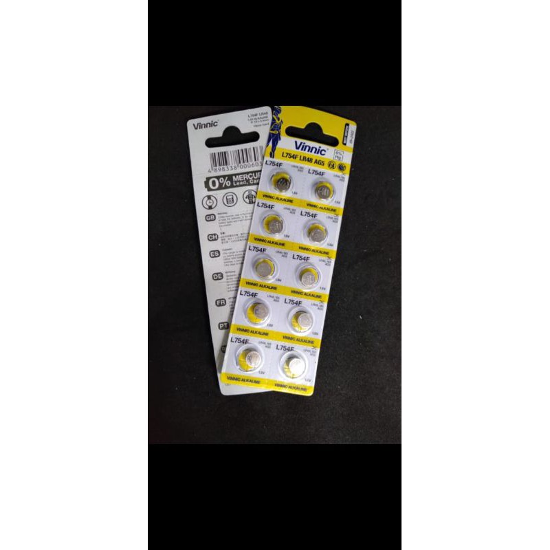Baterai Vinnic 754/Ag5