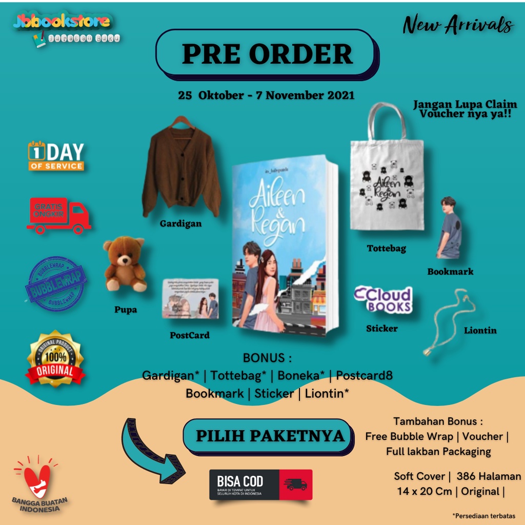 [ READY STOK ] Novel Aileen & Regan + Bonus - its_babypanda